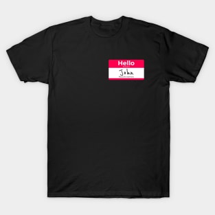 Name tag John T-Shirt